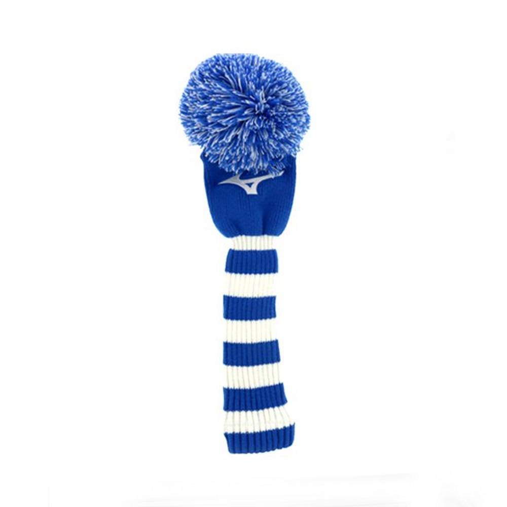 Mizuno Men's Knit Pom Driver Headcover Blue/White (260322-FSJ)